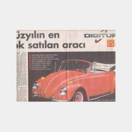 2003 Yüzyılın Aracı Volkswagen Sayfası