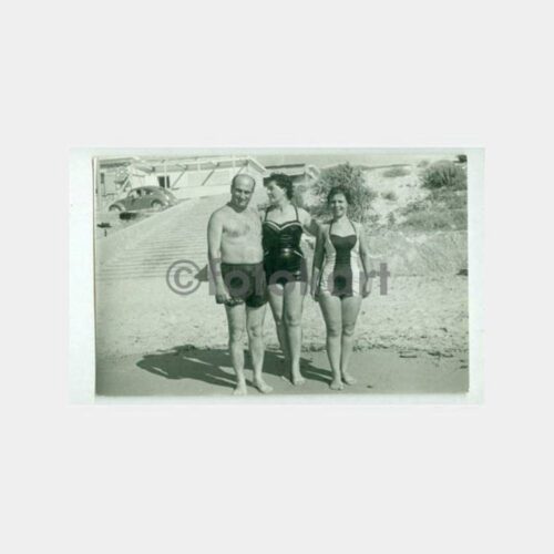 1960 Plaj ve Volkswagen Oto Görünüş Fotoğraf