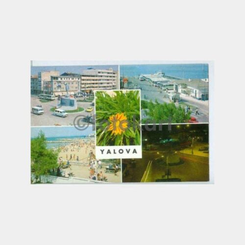 1990 Yalova Değişik Görünüş Kartpostal