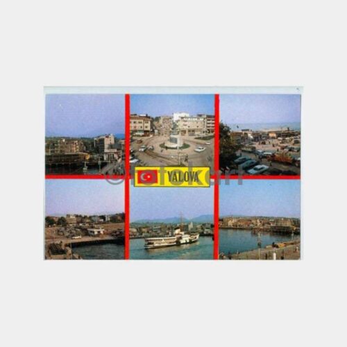 1990 Yalova Değişik Görünüş Kartpostal