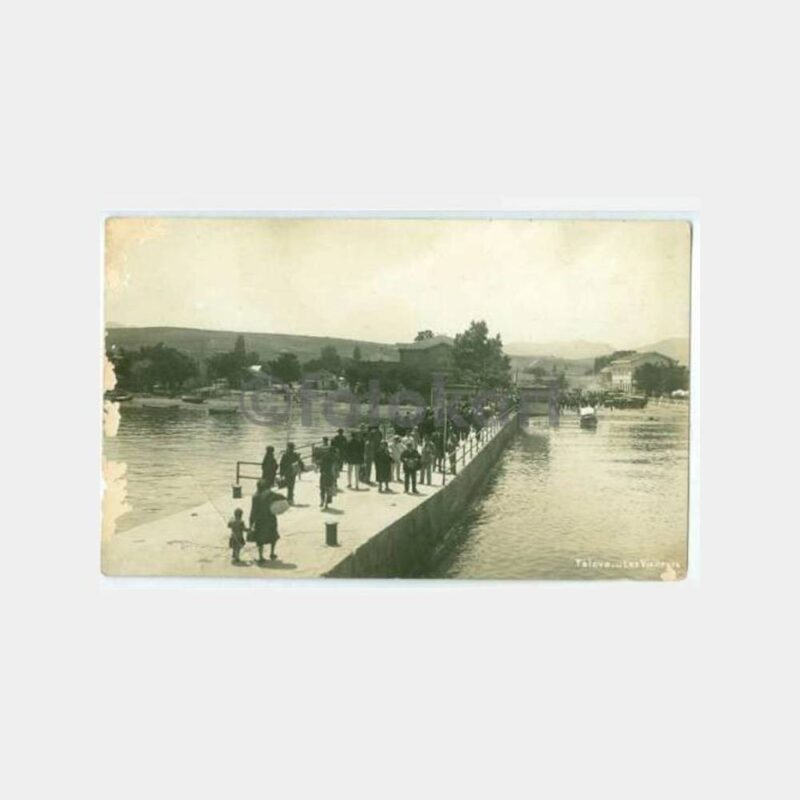 1929 Yalova İskelesi Görünüş Fotokart