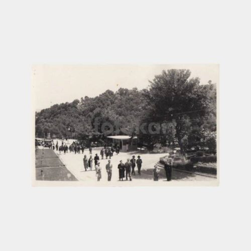 1933 Yalova Park Girişi Görünüş Kartpostal