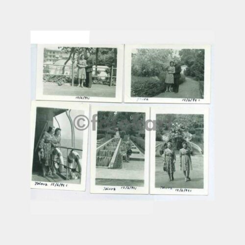 1942 Yalova Konulu 5 Adet Albüm Fotoğraf