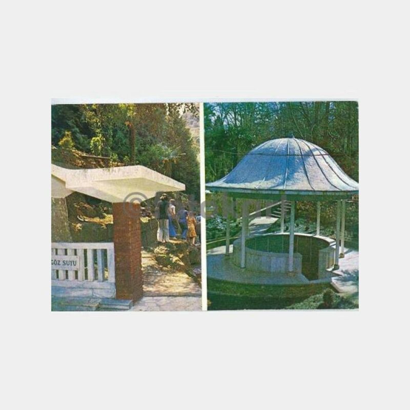 1978 Yalova Gözsuyu İçmeler Görünüş Kartpostal