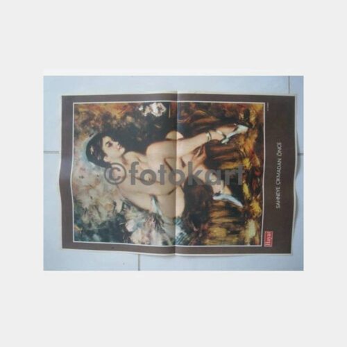 Balerin Sahne Öncesi Tablo Baskı Resim