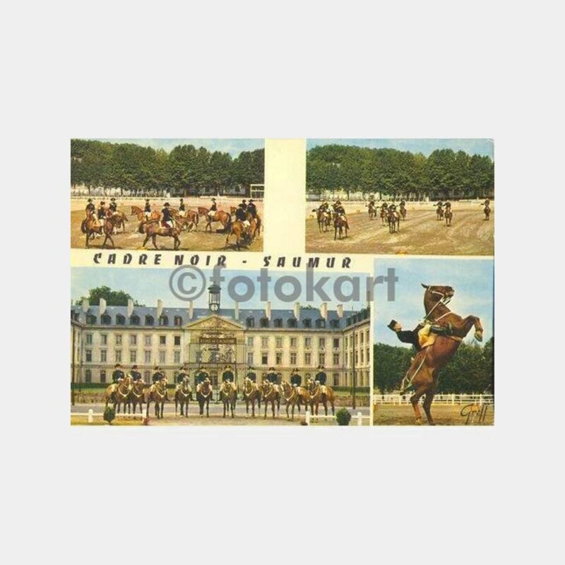 Fransa Saumur Binicilik Okulu Kartpostal