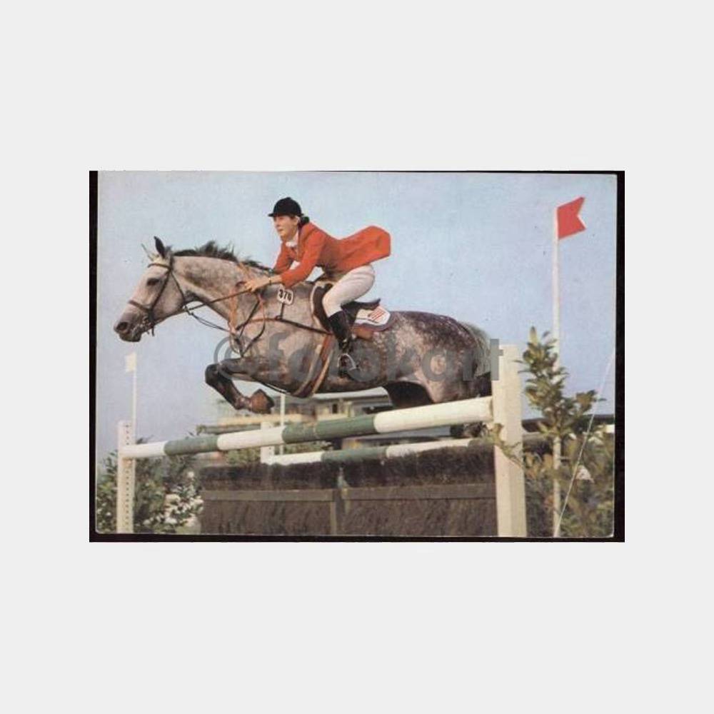 Binicilik Konulu Kartpostal