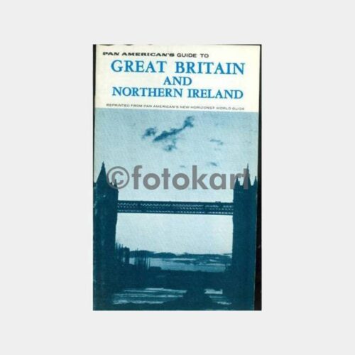 1951 İngiltere İrlanda Yabancı Turistik Broşür