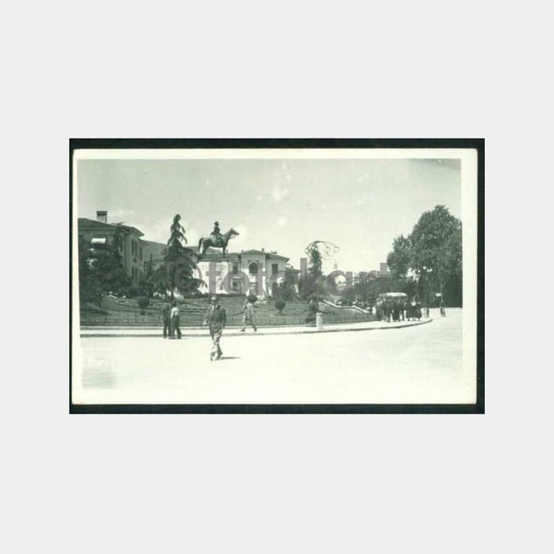 1930 Bursa Atatürk Heykeli Hükümet Meydanı Kartpostal