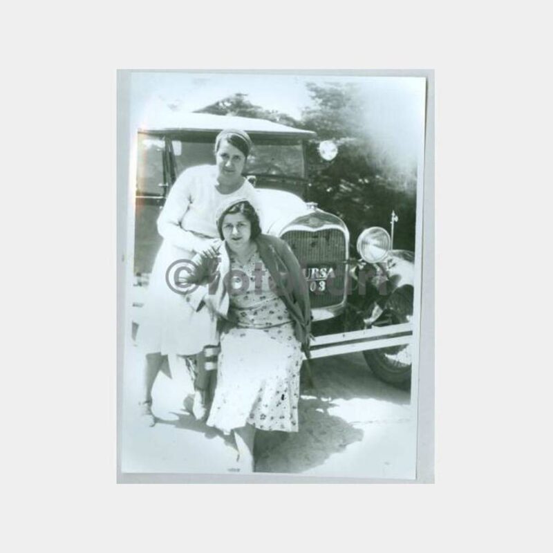 1930 Bursa Eski Otomobil Konulu 5 Adet Fotoğraf - Görsel 3