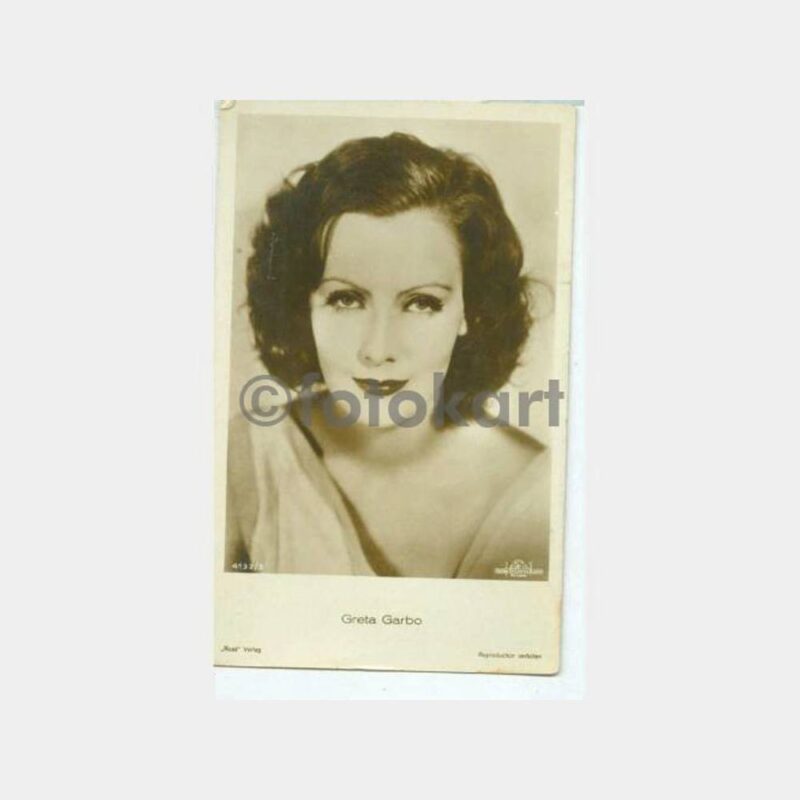 1930 Bursa Şafak Sineması Greta Garbo Kartı