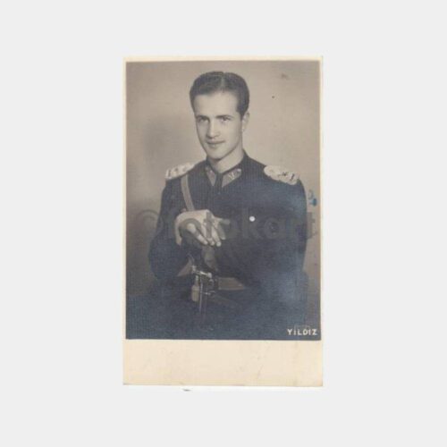 1950 Bursa Foto Yıldız Subay Öğrenci Fotoğraf