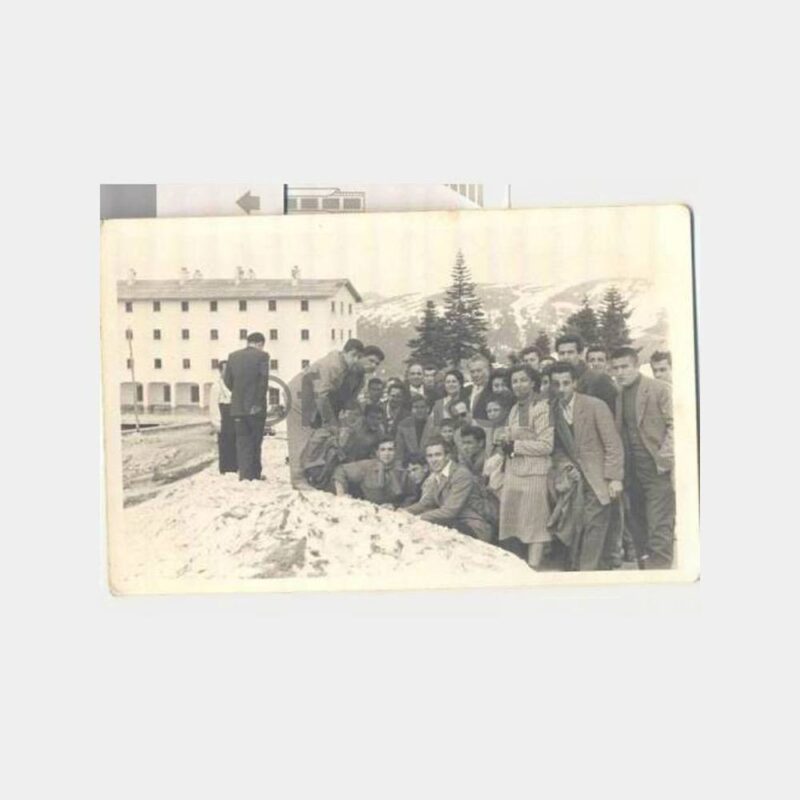 1954 Bursa Uludağ Topluluk Belgesel Fotoğraf