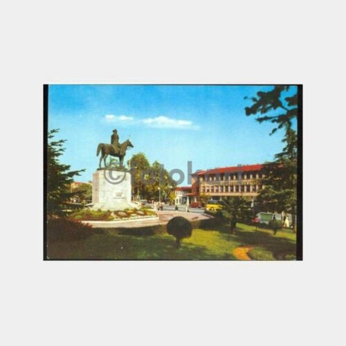 1967 Bursa Atatürk Heykeli Görünüş Kartpostal