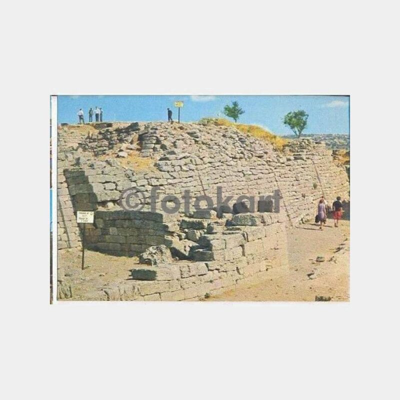 Çanakkale Truva 6. Kısım Görünüş Kartpostal