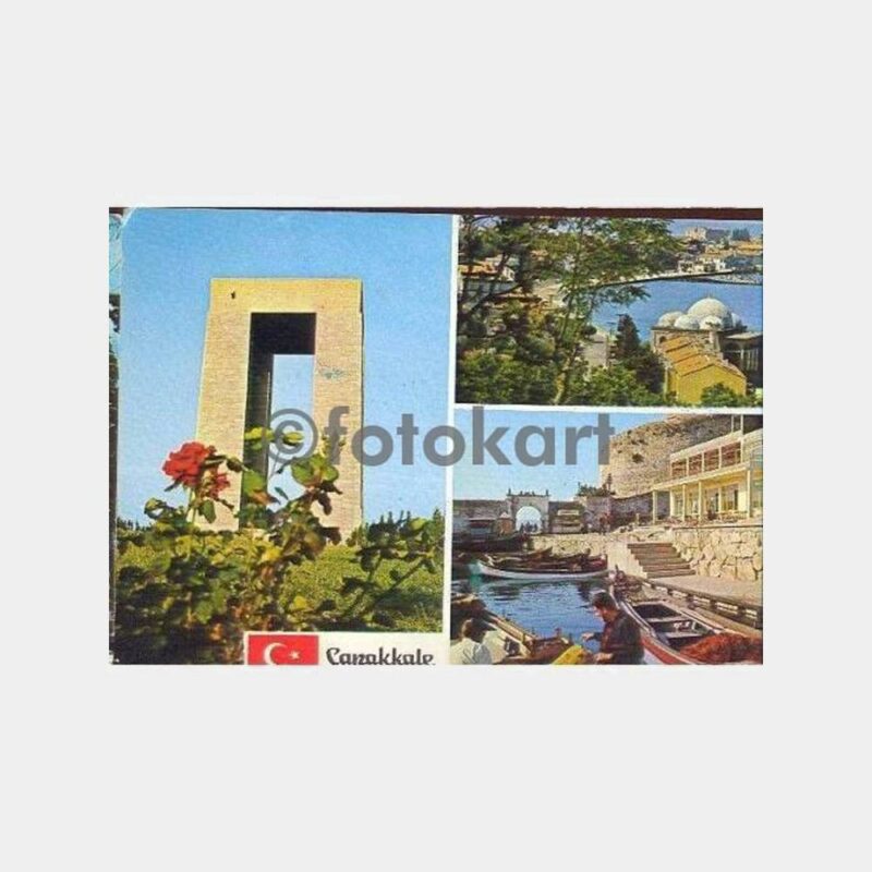 Çanakkale 3 Görünüş Kartpostal