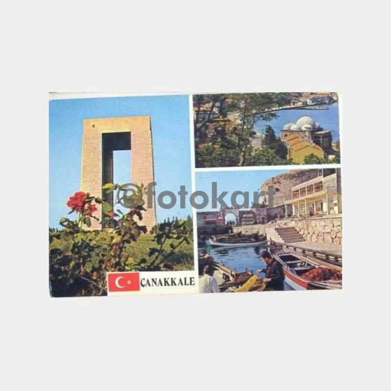 Çanakkale 3 Değişik Görünüş Kartpostal