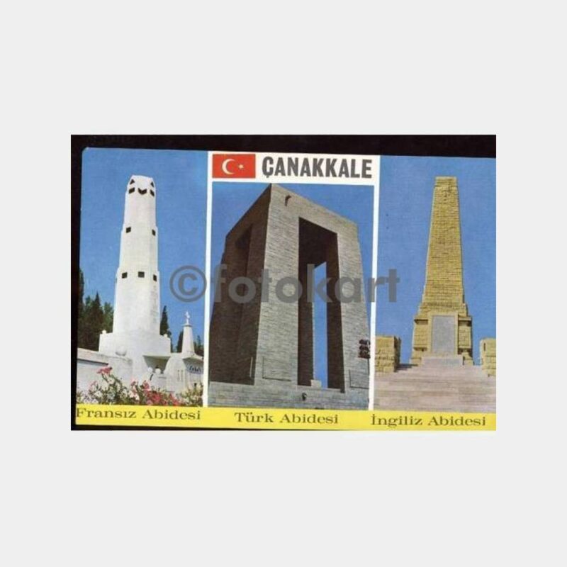 Çanakkale Abideleri Konulu Kartpostal