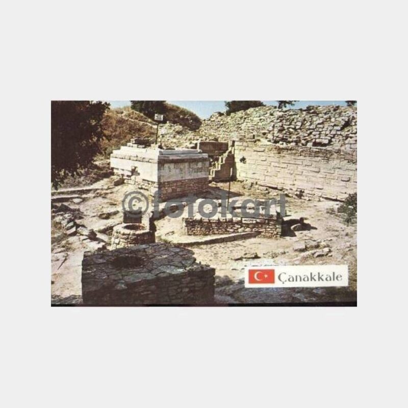 Çanakkale Truva Antik Şehir Görünüş Kartpostal