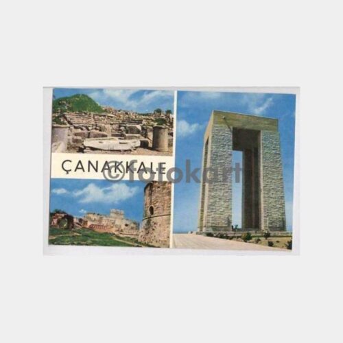 Çanakkale 3 Değişik Görünüş Kartpostal
