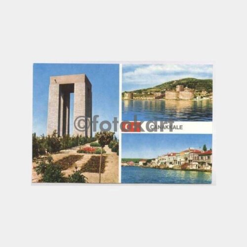 Çanakkale 3 Değişik Görünüş Kartpostal