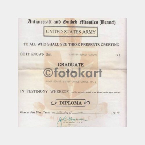 1949 ABD Yabancı Diploma