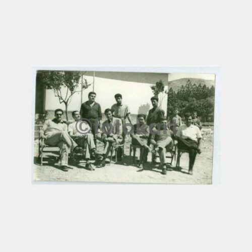 1961 Hatay Samandağ Mağracık Köyü Okul Öğrenciler Fotoğraf