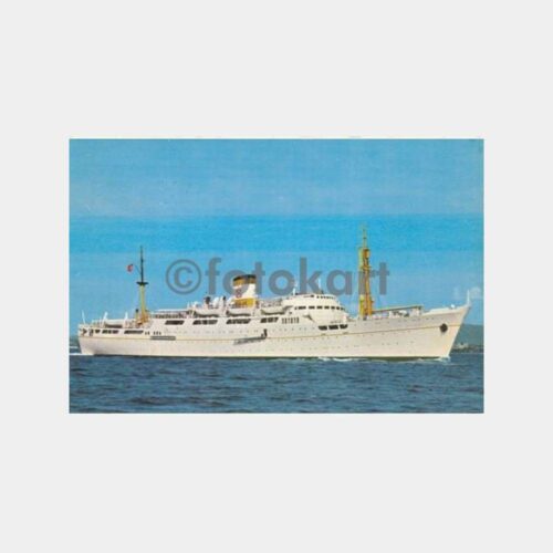 1970 İskenderun Vapuru Görünüş Kartpostal