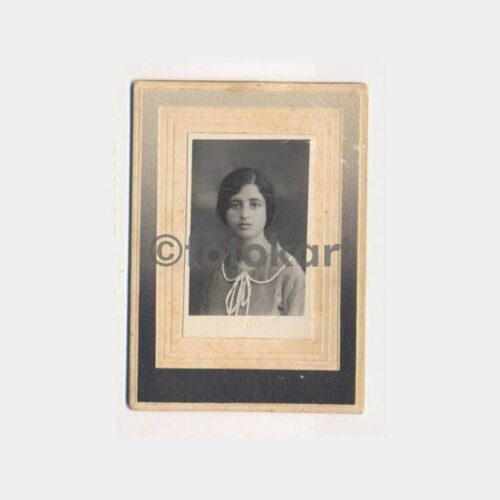 1931 İzmir Hamza Rüstem Stüdyo Kabinet Fotoğraf
