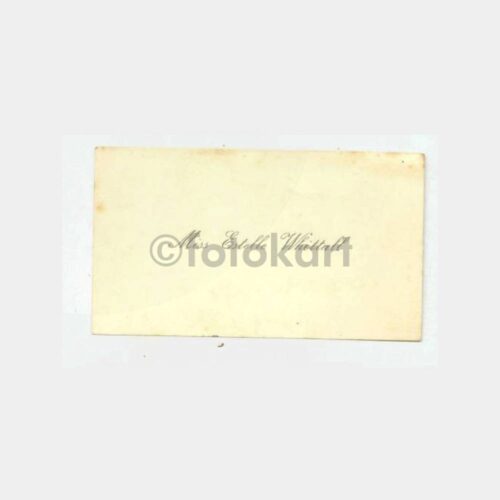 1945 Kadıköy Moda Whittall Ailesi Kartı