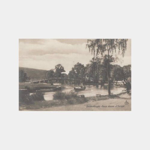 1920 Kağıthane Köprü Tatlı Sular Kartpostal