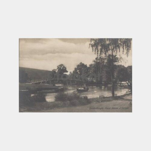 1920 Kağıthane Köprü Tatlı Sular Kartpostal