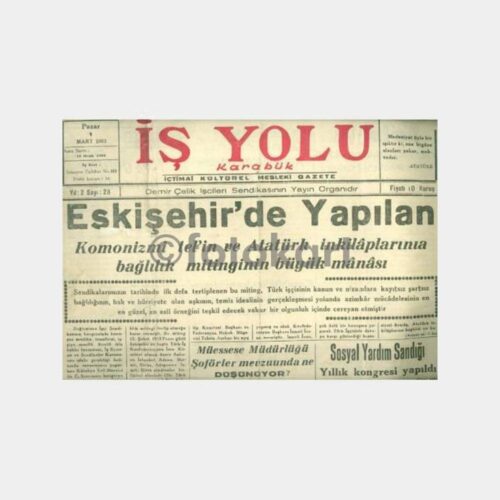 1953 Karabük İş Yolu Gazetesi