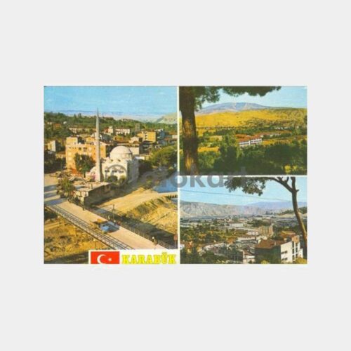 1973 Karabük 3 Değişik Görünüş Kartpostal