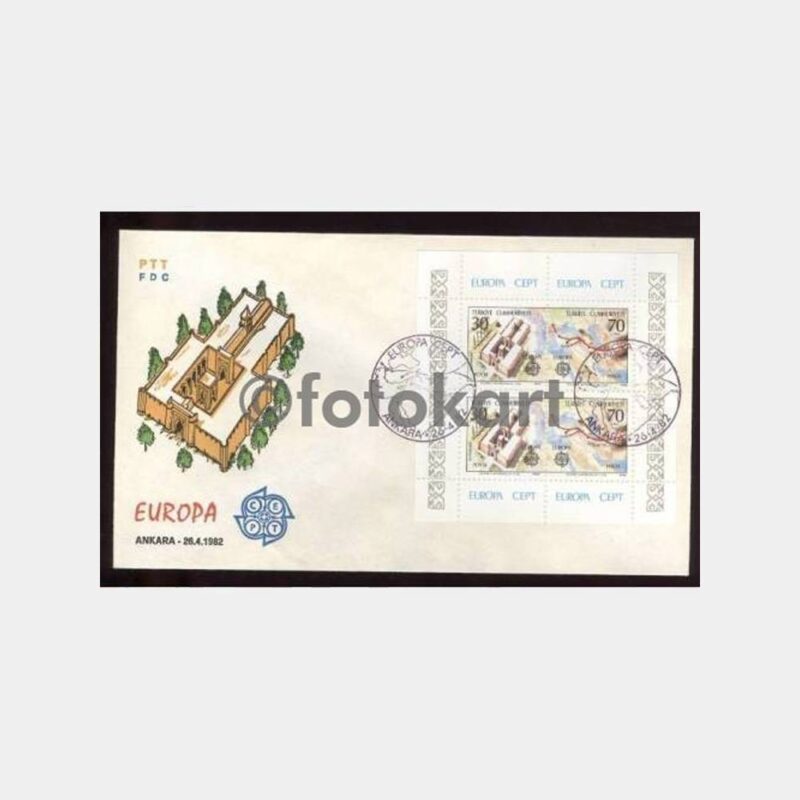 1982 Europa-CEPT Kervansaraylar FDC