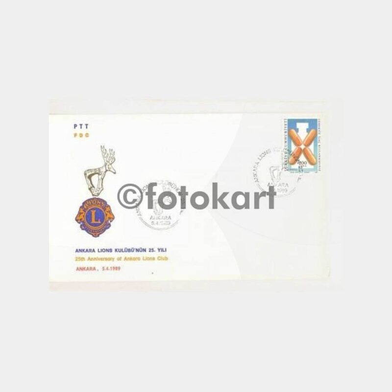 1989 Ankara Lions Kulübü 25. Yıl FDC