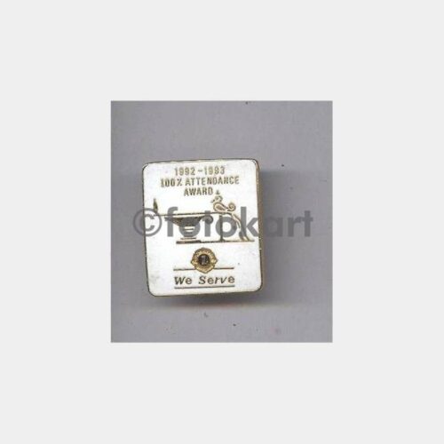 1992-1993 Dönemi Lions Konulu Rozet