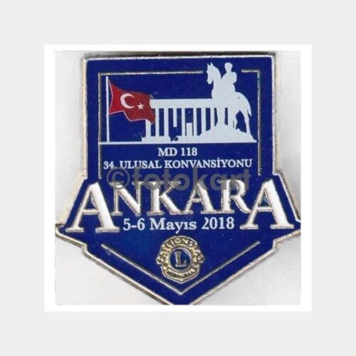 2018 Ankara Lions Konulu Rozeti
