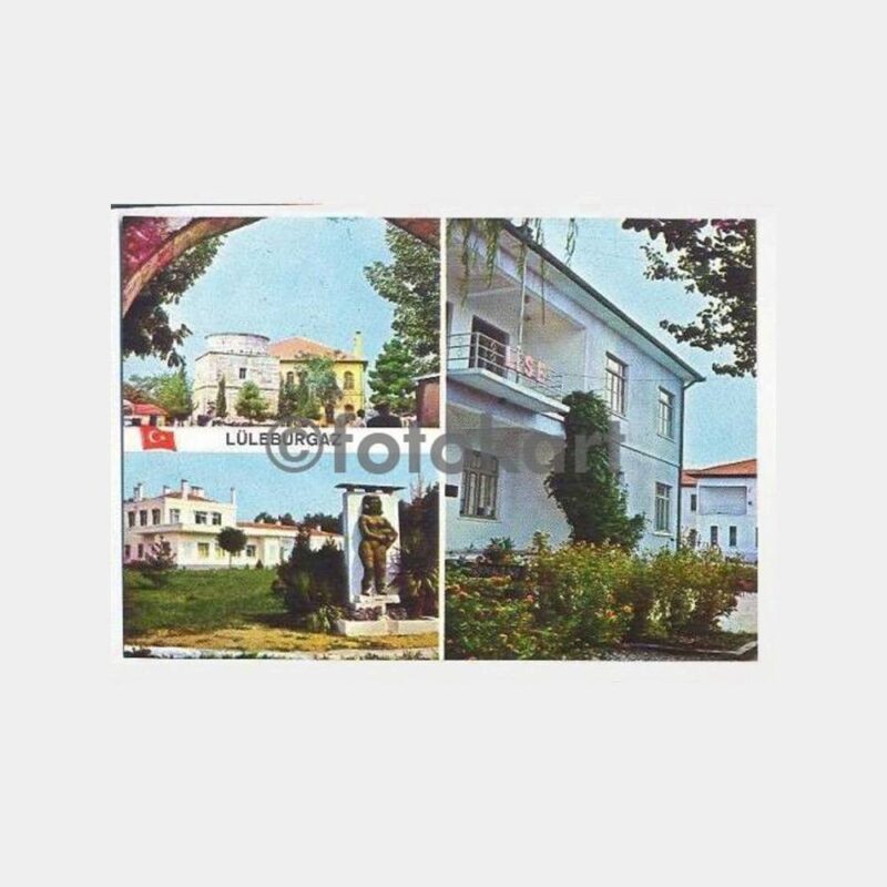 Lüleburgaz 3 Değişik Görünüş Kartpostal