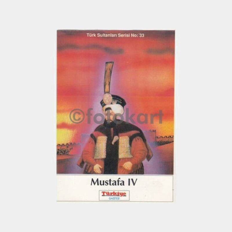 IV. Mustafa Osmanlı Padişahı Kart Baskı
