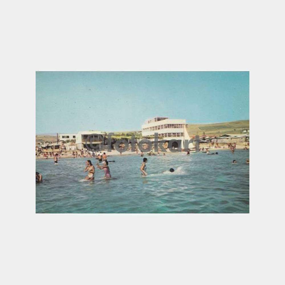 1975 İstanbul Kumburgaz Plajı Görünüş Kartpostal