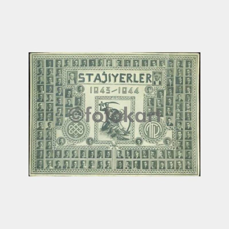 1943-44 Tıp Fakültesi Stajyerleri Fotoğraf