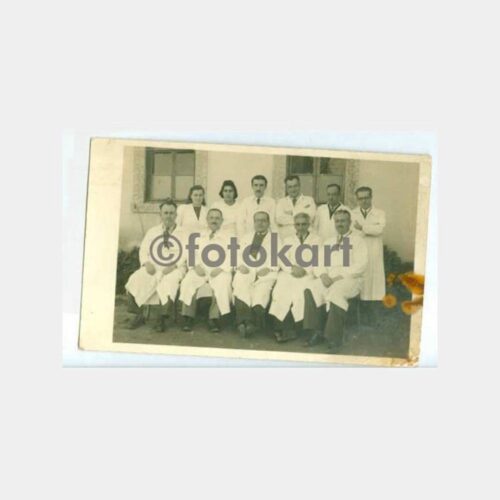 1930 Doktor ve Hemşire Grup Fotoğraf