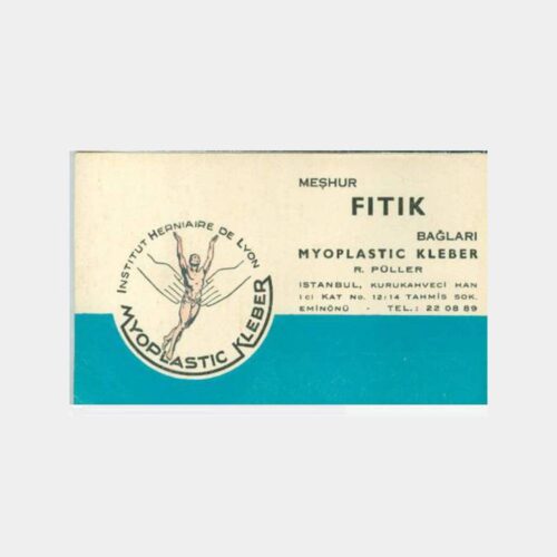 1950 Fıtık Bağları Tıp Konulu İşyeri Kart