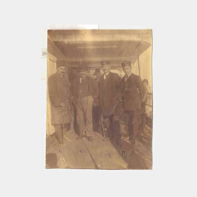 1921 Vapur Güvertesinde Askeri Heyet Fotoğraf