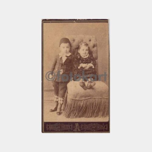 1890 Abdullah Biraderler Çocuklar Fotoğraf