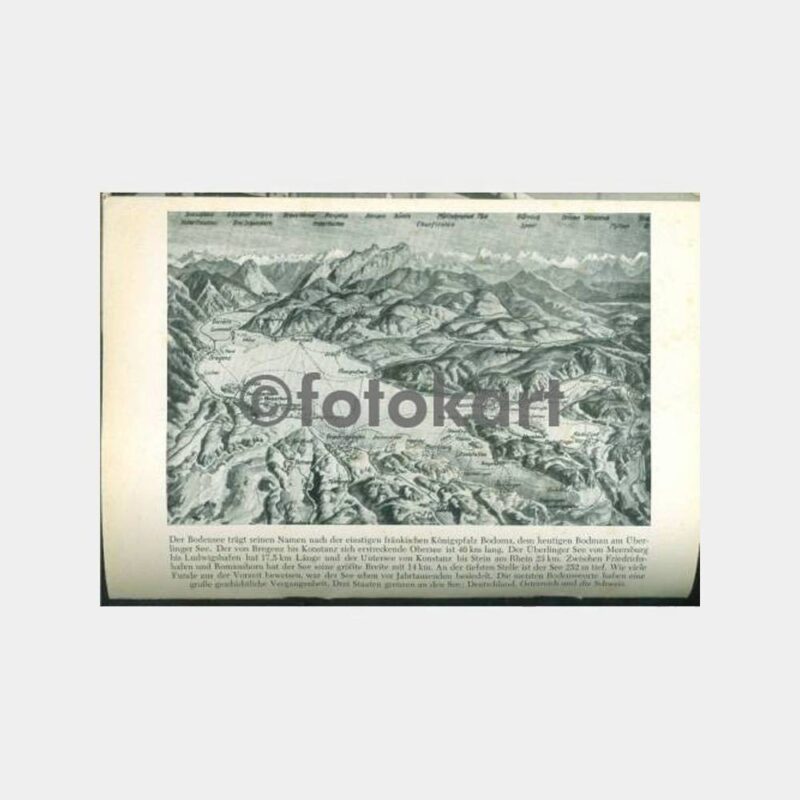 1953 Almanya Bodensee Göl Gemileri Broşürü - Görsel 2