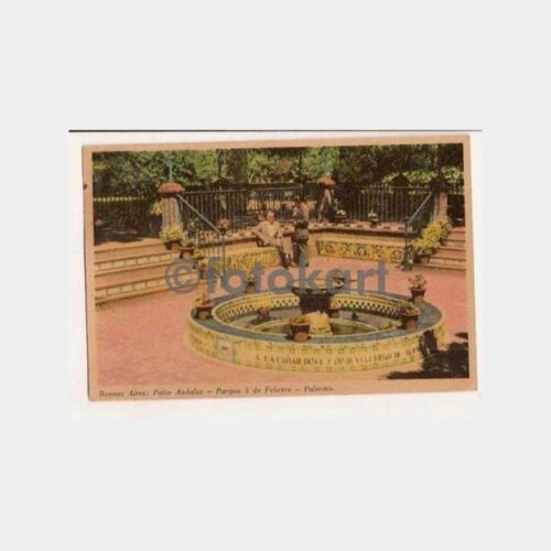 1957 Arjantin Pullu Damgalı Kartpostal