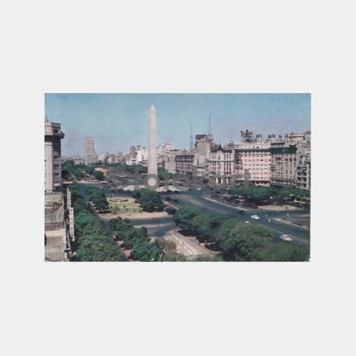 1960 Arjantin Buenos Aires Kartpostal