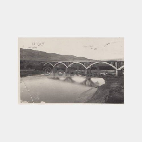 1932 Aydın Bozdoğan Akçay Köprüsü Kartpostal